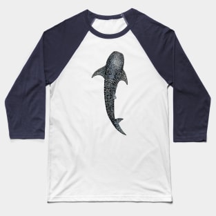 Whale shark Rhincodon typus Baseball T-Shirt